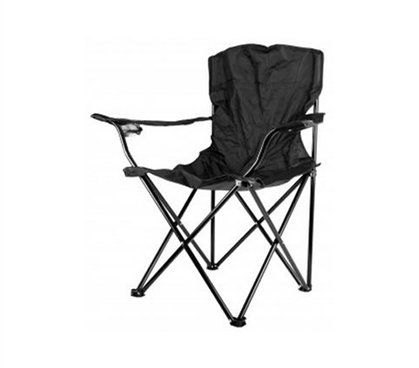 Folding Black College Chair - With Travel Bag
