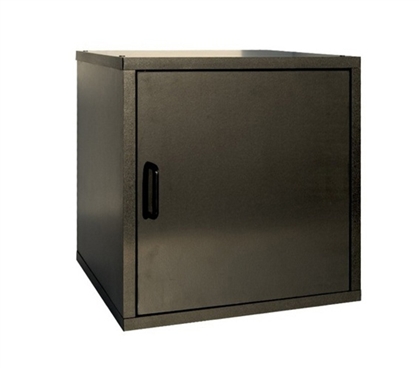 Single Door Storage Cube Black Dorm Supplies Essential