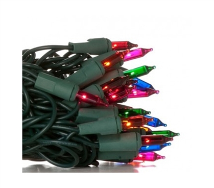 Mini Dorm Lights - Multi-Color - Green Wire