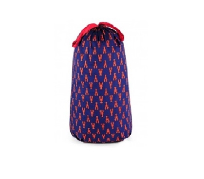 Lobster Blue And Orange - College Laundry Bag