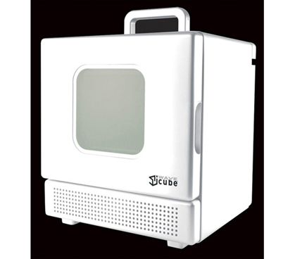 Needed For College - 600 Watt Personal Desktop Microwave - White - Compact For Dorms