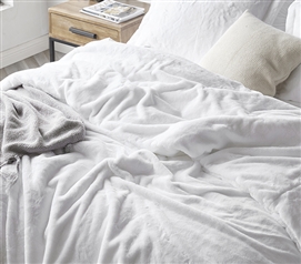 Glam Dorm Decor Ideas Best Dorm Comforter for College Bedding White Twin XL Blanket