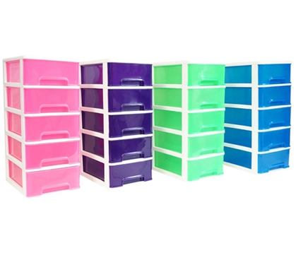 5 Drawer Desktop Organizer Dorm Storage Solutions Dorm Room Storage