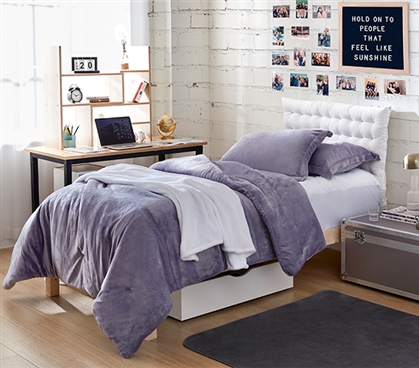 College Girl Comforter Set Twin XL Bedding Essentials Pastel Dorm Room Decor Ideas Freshman Packing List