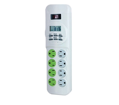 Energy Saving 8-Outlet Surge Protector