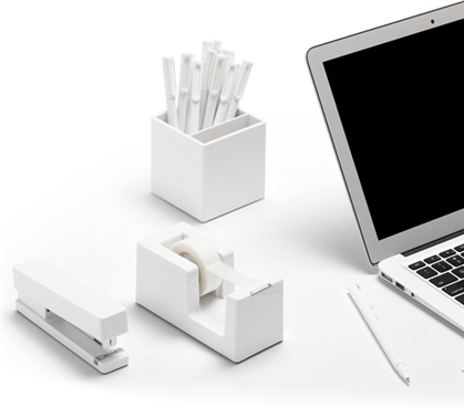 Starter Dorm Desk Bundle - White