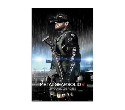 MGS: Ground Zeroes - Night Vision Dorm Room Poster Dorm Room Decorations Wall Decorations for Dorms Must Have Dorm Items