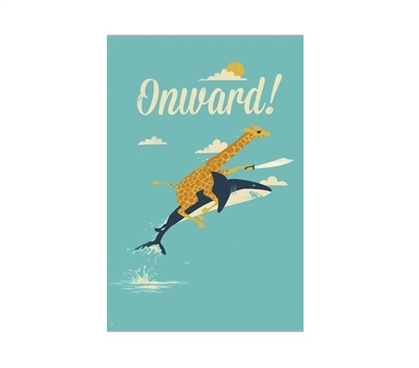 Onward! Dorm Poster Dorm Room Decor Dorm Wall Art