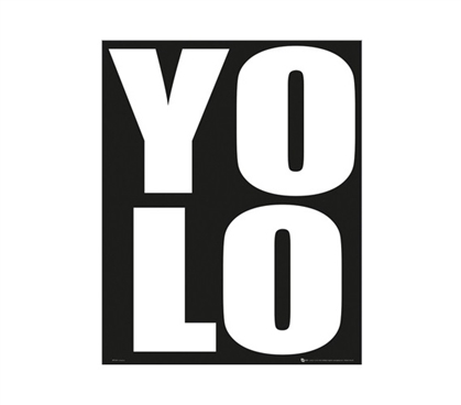 Shop For College - YOLO Poster - Best Stuff For College