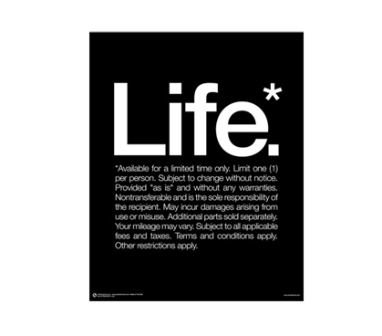 Dorm Items - Life Poster - Shopping For College