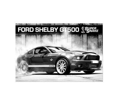 FORD SHELBY GT500 SUPERSNAKE Dorm Poster Dorm Room Decorations College Wall Decor