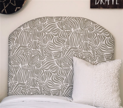 Grey Dorm Room Headboard for Twin XL Bedding Osin Stylish Handmade College Decor