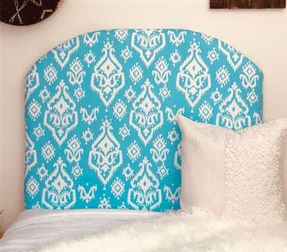 Dorm Room Headboard for Twin XL Bedding Stylish Rajias Design Beautiful Teal College Decor