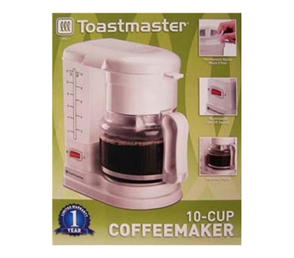 Coffee Is Much Needed For College Life - Toastmaster 10 Cup Coffee Maker - Super Convenient