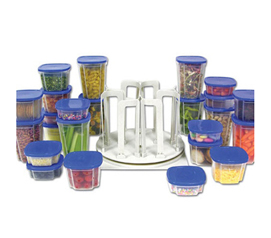 Space Saving food storage containers