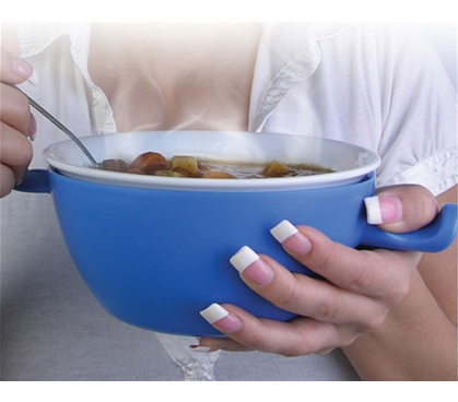 Cool Touch Microwavable Bowl Dorm cooking accessory