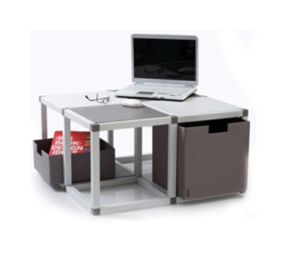 ModeLife - 4 Cube Table (Modular System) College Furniture