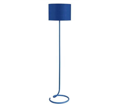 Needed For Studying - Snail's Tail Floor Lamp - Spiral Blue - Adds To College Decor