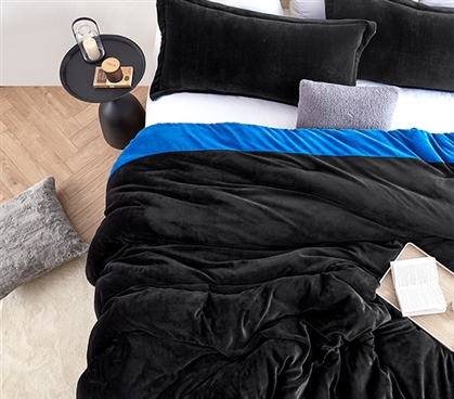 Even Heroes Need Sleep - Coma Inducer Twin XL Comforter - Thickest Blue Line