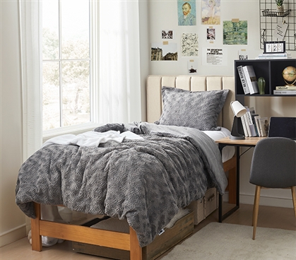 Cuddles & Snuggles - Coma Inducer Twin XL Comforter - Bedtime Gray