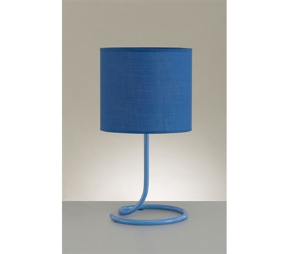 Add Dorm Lighting - Snail's Tail Desk Lamp - Blue - Cool Item For Dorms
