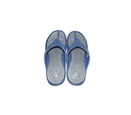Communal Showers Essential - Traction Shower Sandals - Gray/Blue - Needed Dorm Items