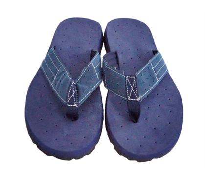 Blue Shower Footwear For College - Cushion-Relax Shower Sandals - Blue