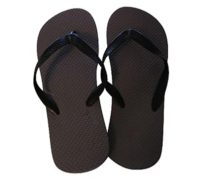Protect Your Feet From Athletes Foot - Grey with Black Strap Shower Sandal