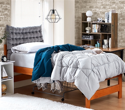Reversible Comforter Extra Long Twin Dorm Bedding Essentials Cheap College Stuff for Freshmen