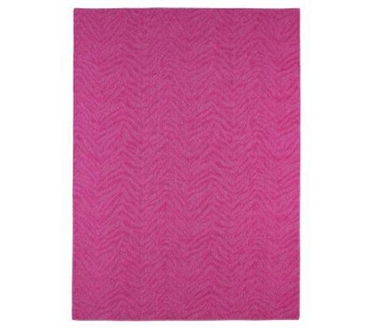 Add Color And Fun - Zebra 4' x 6' Rug - Pink - Great Floor Centerpiece