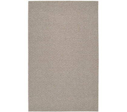 Keep Bare Floors Covered - Basic Tan Dorm Rug - 5 x 7 - College Supplies Need A Dorm Rug