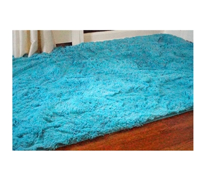 Cover Bare Dorm Floors - College Plush Rug - Keep Feet Comfy