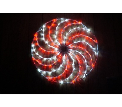 Dorm Room Decorations Red Spinning Christmas Light Wheel College Supplies