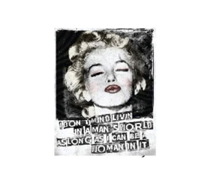 Buy College Tin Signs - Marilyn Kiss - Tin Sign - Add Dorm Decor