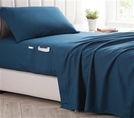 Guys Dorm Sheets with Pockets Twin XL Bedding Cool College Supplies for Students