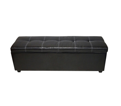 The Storage Seating Bench - Black