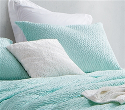 Softest Stone Washed Sham - Hint of Mint