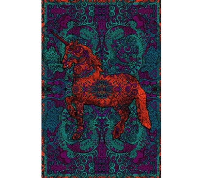 3D Unicorn Splendor Tapestry