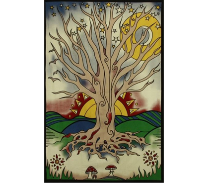 Twilight Tree Of Life Tapestry