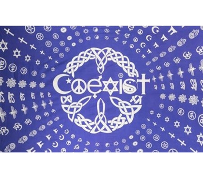 Coexist Tapestry Dorm Room Decorations Must Have Dorm Items