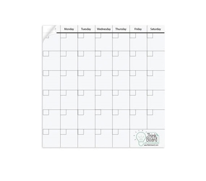 14" x 14" Think Board Calendar Kit