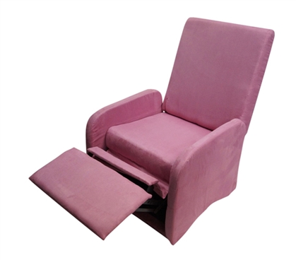 The College Recliner - Baby Pink College Dorm Chair