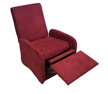 The College Recliner - Crimson