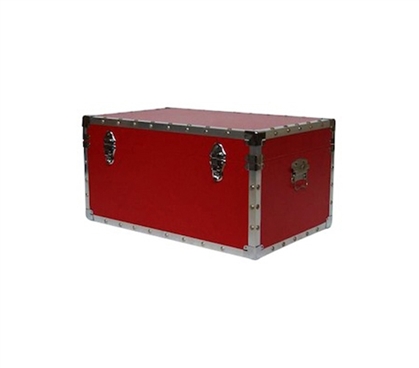 The Classic Red College Trunk - Cool Dorm Items Like Trunks Are Essentials