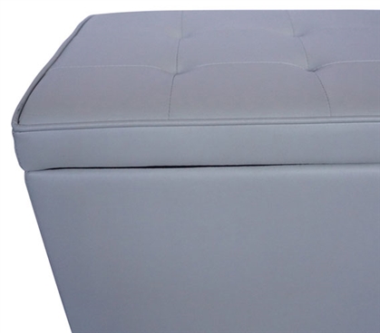 The Dorm Bench - Storage Seating - Light Gray