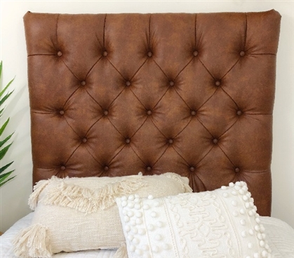 Tufted Headboard College Dorm Bedding Ideas Brown Leather Headboard Twin Extra Long Dorm Bedding