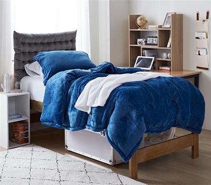 Touchy Feely - Coma Inducer Twin XL Comforter - Cuddly Blue