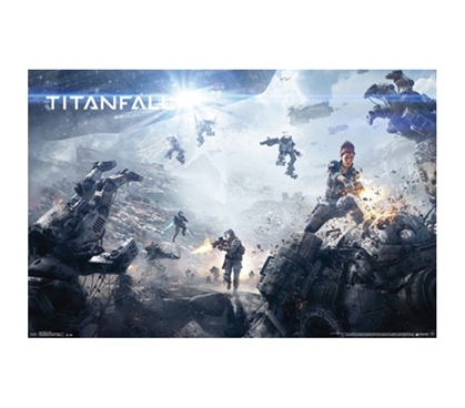 Best Posters For College - Titanfall Poster - Decor For College Dorms