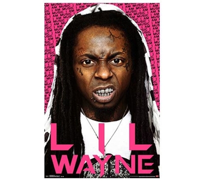 Fun Stuff For Dorms - Lil Wayne - Snarl Poster - College Wall Decor