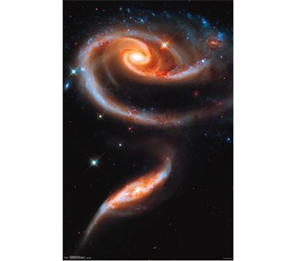 Buy Dorm Supplies - Galaxies Collide - Arp 273 Poster - College Essentials